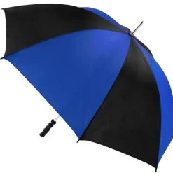 Windproof Golf Umbrellas|Golf Umbrellas-Umbrella Heaven Royal Blue and Black Golf Umbrella – Windproof