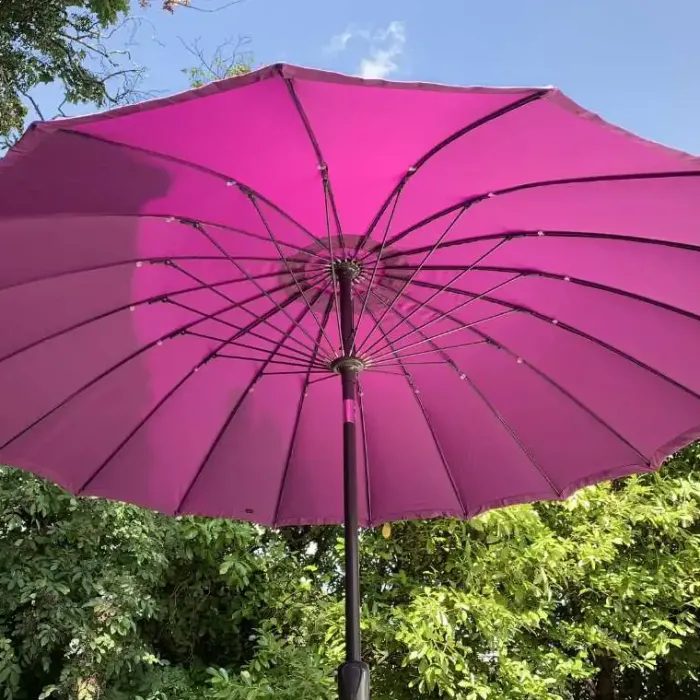 UV Protection Garden Parasols|Garden Parasols-Umbrella Heaven Shanghai 2.7m Round Aluminium Parasol – Choice of 5 colours