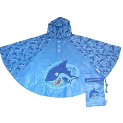 Children’s Raincoats & Ponchos|Kids Dome Umbrella-Umbrella Heaven SHARK Poncho – Childrens Shark Rain Poncho