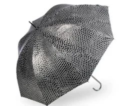 UV Protection Walking Umbrellas|Animal, Birds & Butterfly Art-Umbrella Heaven Silver Snakeskin Umbrella – UV Protective MetallicSilver