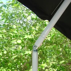 UV Protection Garden Parasols|Garden Parasols-Umbrella Heaven back UV Protective Garden and Beach Parasol Silver