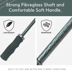 Windproof Golf Umbrellas|Golf Umbrellas-Umbrella Heaven StormStar Windproof Golf Umbrella Black