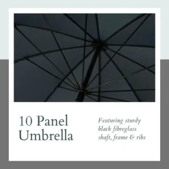 Windproof Golf Umbrellas|Golf Umbrellas-Umbrella Heaven StormStar Windproof Golf Umbrella Black