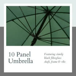 Windproof Golf Umbrellas|Golf Umbrellas-Umbrella Heaven StormStar Windproof Golf Umbrella Green