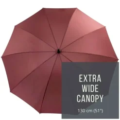 Windproof Golf Umbrellas|Golf Umbrellas-Umbrella Heaven StormStar Windproof Maroon Golf Umbrella