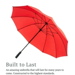 Windproof Golf Umbrellas|Golf Umbrellas-Umbrella Heaven StormStar Windproof Golf Umbrella Red