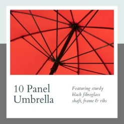 Windproof Golf Umbrellas|Golf Umbrellas-Umbrella Heaven StormStar Windproof Golf Umbrella Red