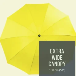 Windproof Golf Umbrellas|Golf Umbrellas-Umbrella Heaven StormStar Windproof Golf Umbrella Yellow