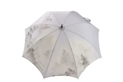 Kimono|Kimono Umbrellas-Umbrella Heaven Suminagashi Kimono Umbrella 墨流し White