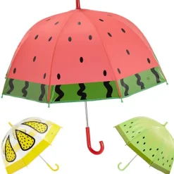 Boys Umbrellas|Girls Umbrellas-Umbrella Heaven SUMMER FRUITS Kids Dome Umbrella