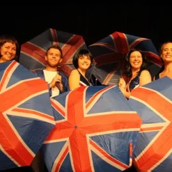Flag Umbrellas|Mens Folding Umbrellas-Umbrella Heaven Union Jack Compact Telescopic Umbrella