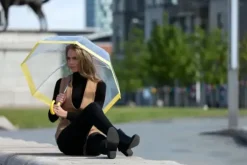 Dome Umbrellas-Umbrella Heaven Vision Clear Dome Umbrella Choice of 5 Colours