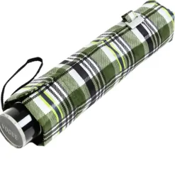 Windproof Umbrellas|Mens Designer Umbrellas-Umbrella Heaven VOGUE Cabra Folding Plaid Umbrella 4 designs