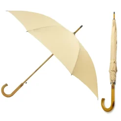 Windproof Umbrellas|Mens Windproof Umbrella-Umbrella Heaven Warwick Windproof Walking Umbrella Beige