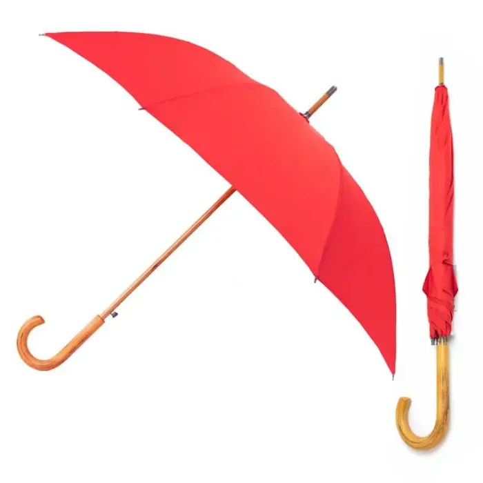 Windproof Umbrellas|Mens Windproof Umbrella-Umbrella Heaven Warwick Windproof Walking Umbrella Red
