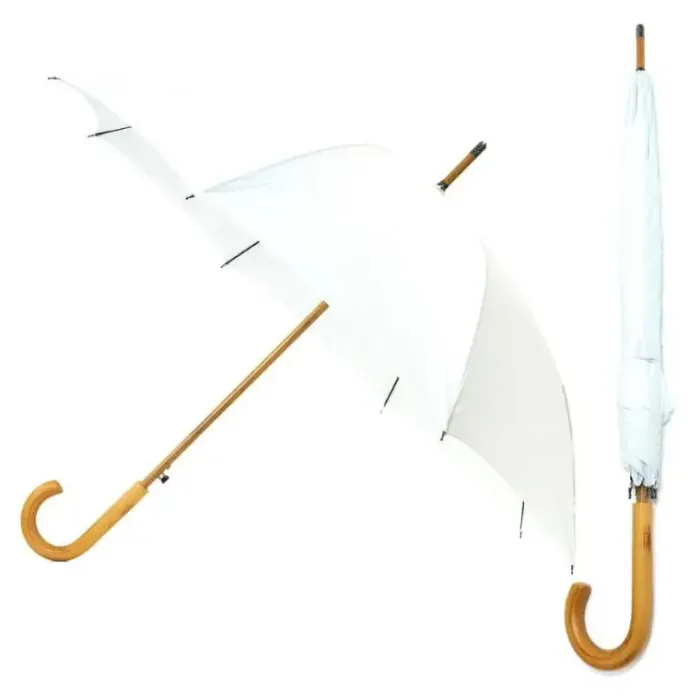 Windproof Umbrellas|Mens Windproof Umbrella-Umbrella Heaven Warwick Windproof Walking Umbrella White