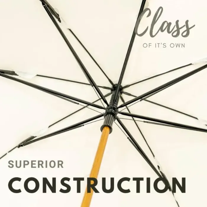 Windproof Umbrellas|Mens Windproof Umbrella-Umbrella Heaven Warwick Windproof Walking Umbrella White
