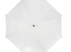 Golf Umbrellas|Bridal Umbrellas-Umbrella Heaven ECO Wood Stick Walking Umbrella – Canopy Made From Recycled Plastics White