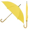 Ladies Walking-Umbrella Heaven Wood Stick Umbrella Yellow