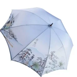 Kimono|Kimono Umbrellas-Umbrella Heaven Yuho Kimono Umbrella 雄峯 BabyBlue